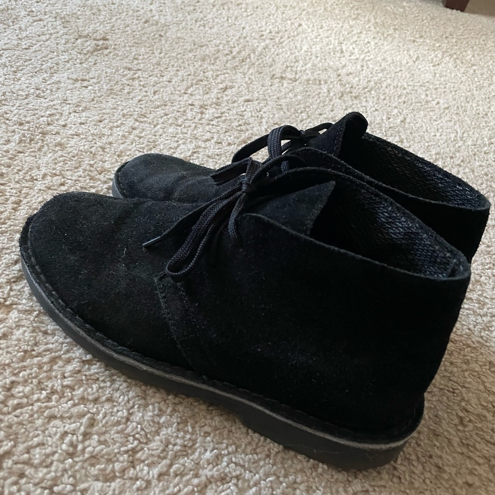 Classic Black Desert Boots (Real Leather)
